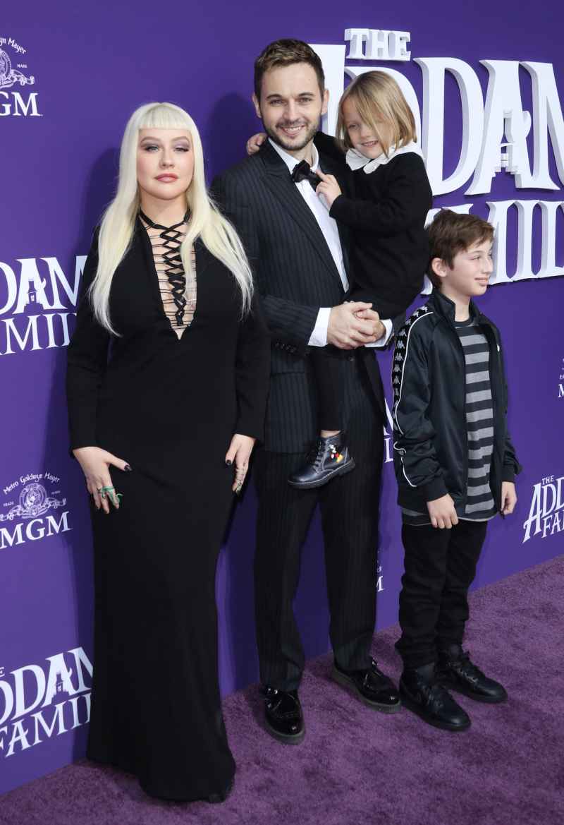 Christina Aguilera and Jordan Bratmans Family Album With Kids Happy Halloween