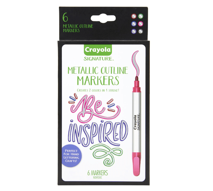 Crayola Metallic Outline Markers