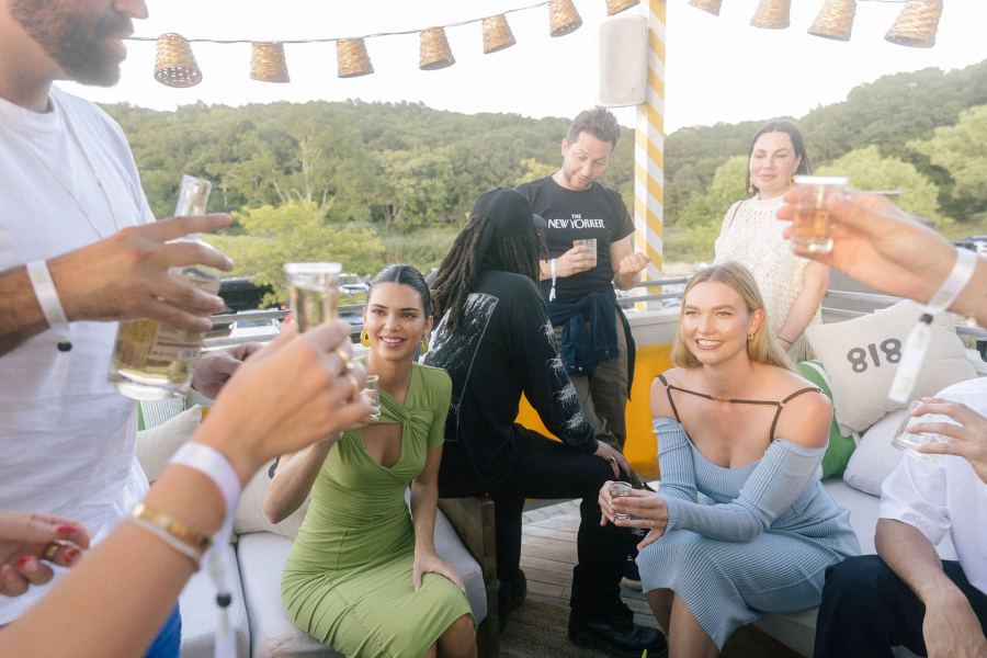 Devin Booker Proudly Supports Girlfriend Kendall Jenner at 818 Tequila Hamptons Launch 6