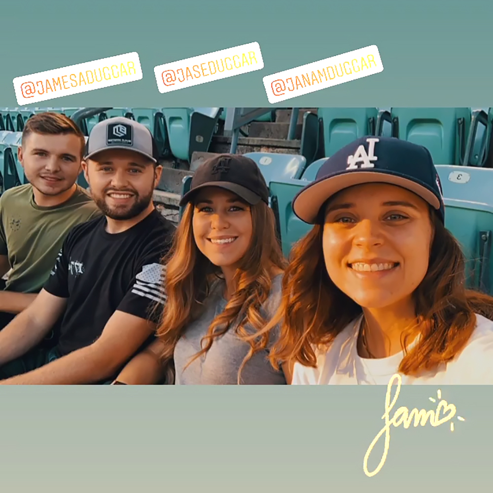 Family Time! Duggar Siblings Visit Sister Jinger Duggar in Los Angeles at Dodgers Game: Photos
