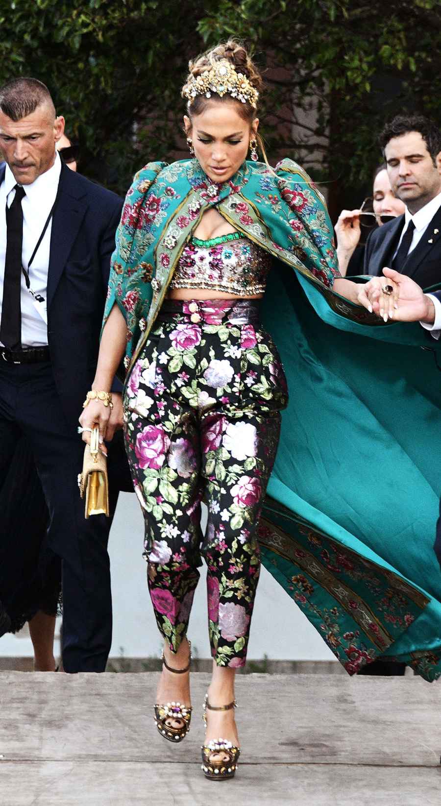Feature Jennifer Lopez Regal Vision at the Dolce Gabbana Show Wardrobe Malfunction