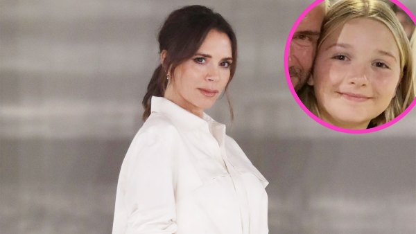 Harper Seven Wears Lacy Dress Designed Mom Victoria Beckham