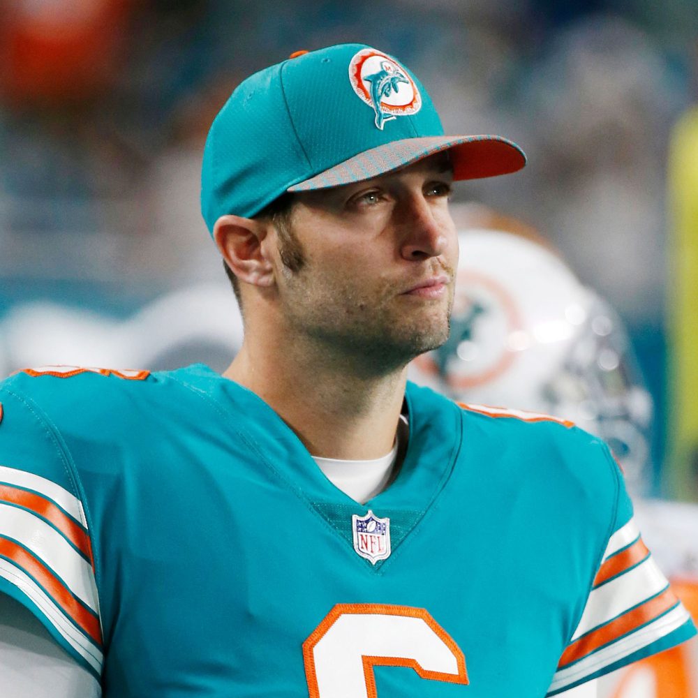 Jay Cutler Claims He Was Dropped From Uber Eats Ad Miami Dolphins Uniform