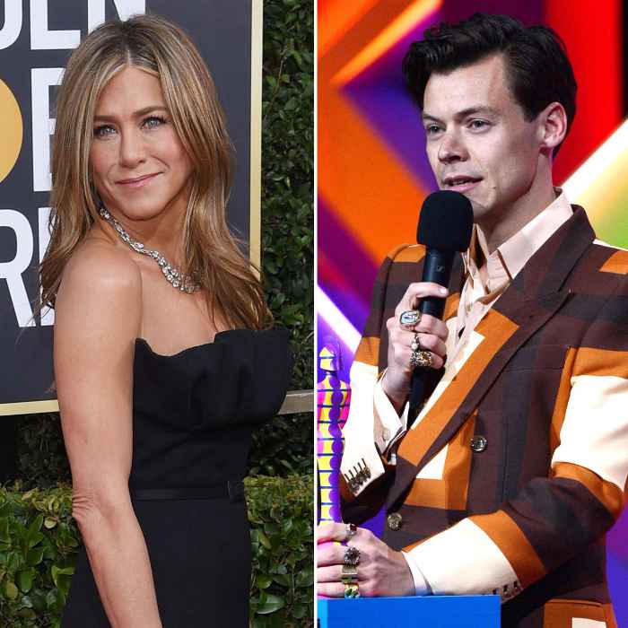 Jennifer Aniston Just Wore Same Gucci Suit Harry Styles
