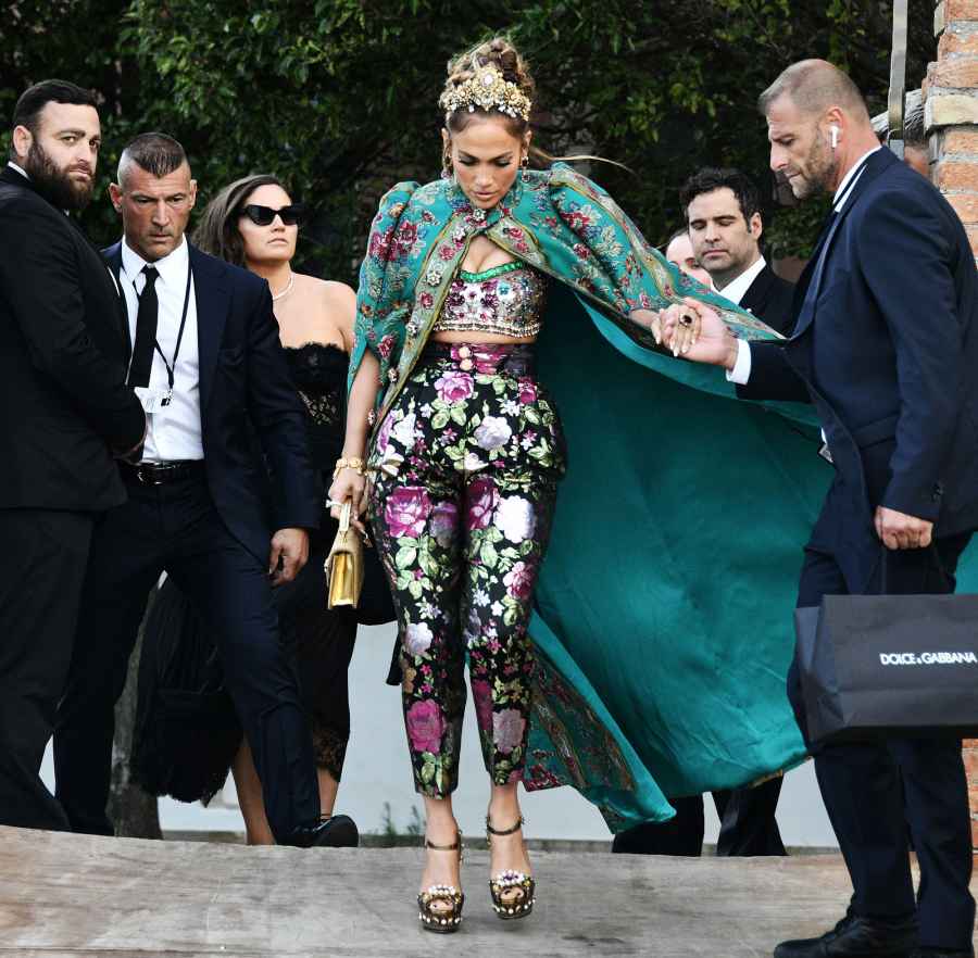 Jennifer Lopez Over-the-Top Looks Stars Wore to the Dolce Gabbana Show