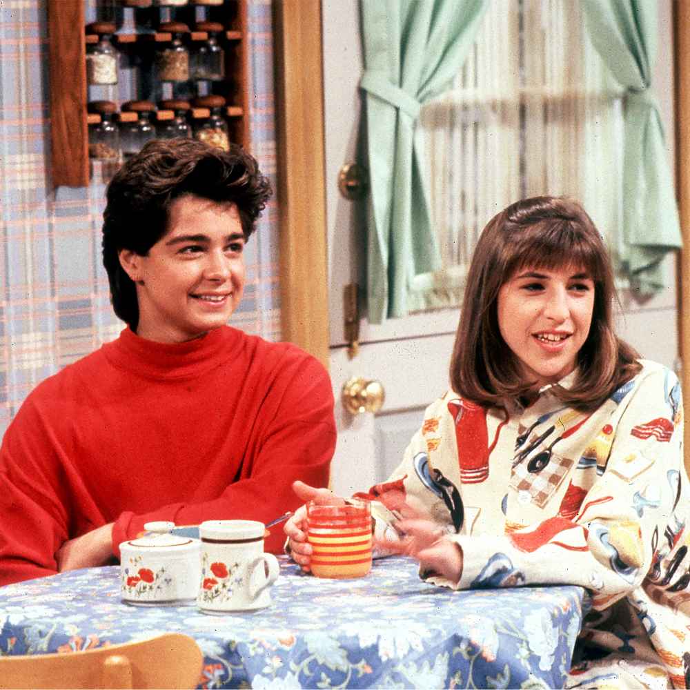 Joey Lawerence Says There Have Been 'Several Talks' About a 'Blossom' Reboot red sweater Mayim Bialik