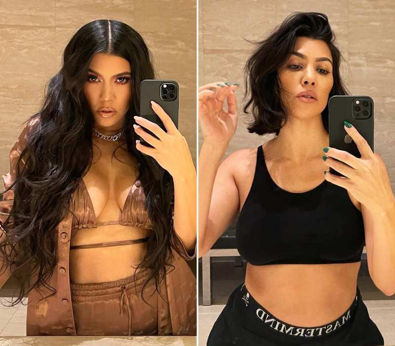 Kourtney Kardashian Revealed a Major Hair Makeover