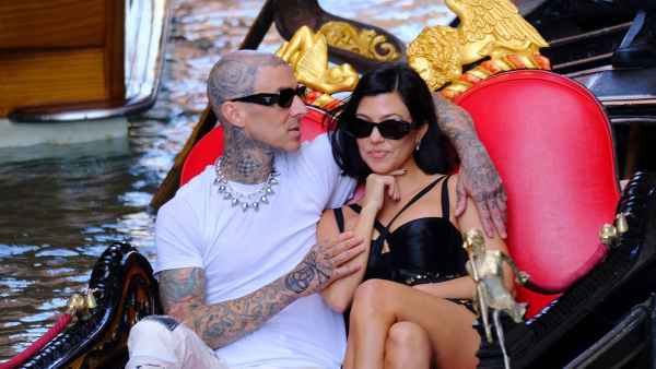 Kourtney Kardashian Travis Barker Italy Style Is All About Color Coordination