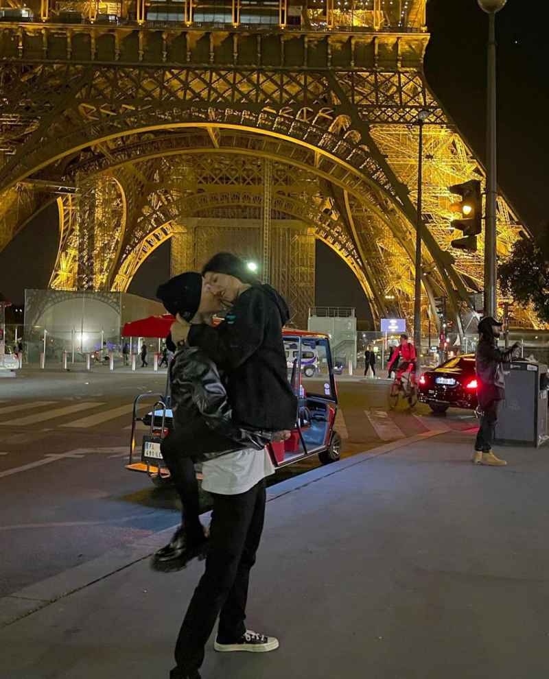 Kourtney Kardashian and Travis Barker Take Their Love to Paris