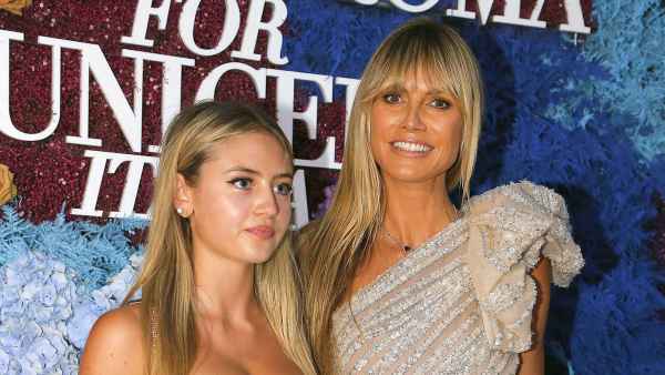 Leni Samuel and Heidi Klum Luisa Via Roma x Unicef Gala Red Carpet