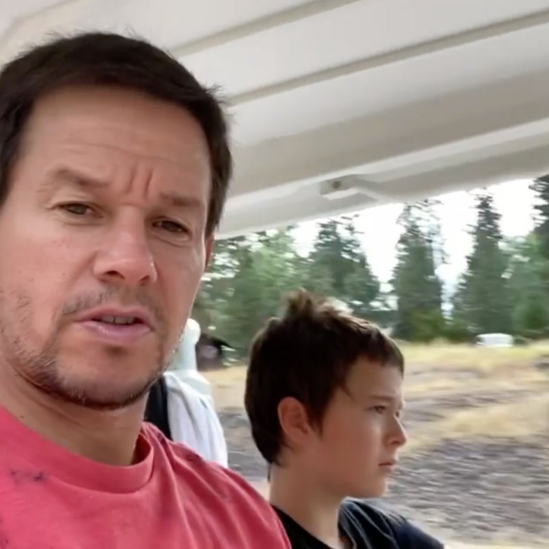 Mark Wahlberg Teaches 12-Year-Old Son to Drive With Golf Cart Lesson