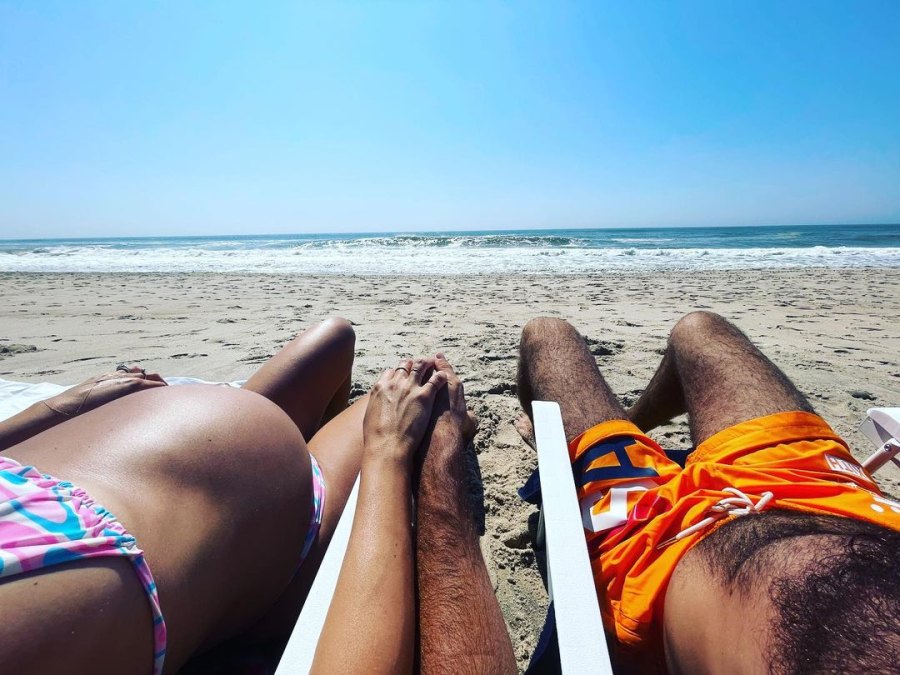 Nev Schulman’s Wife Laura Perlongo and More Pregnant Stars in Bathing Suits