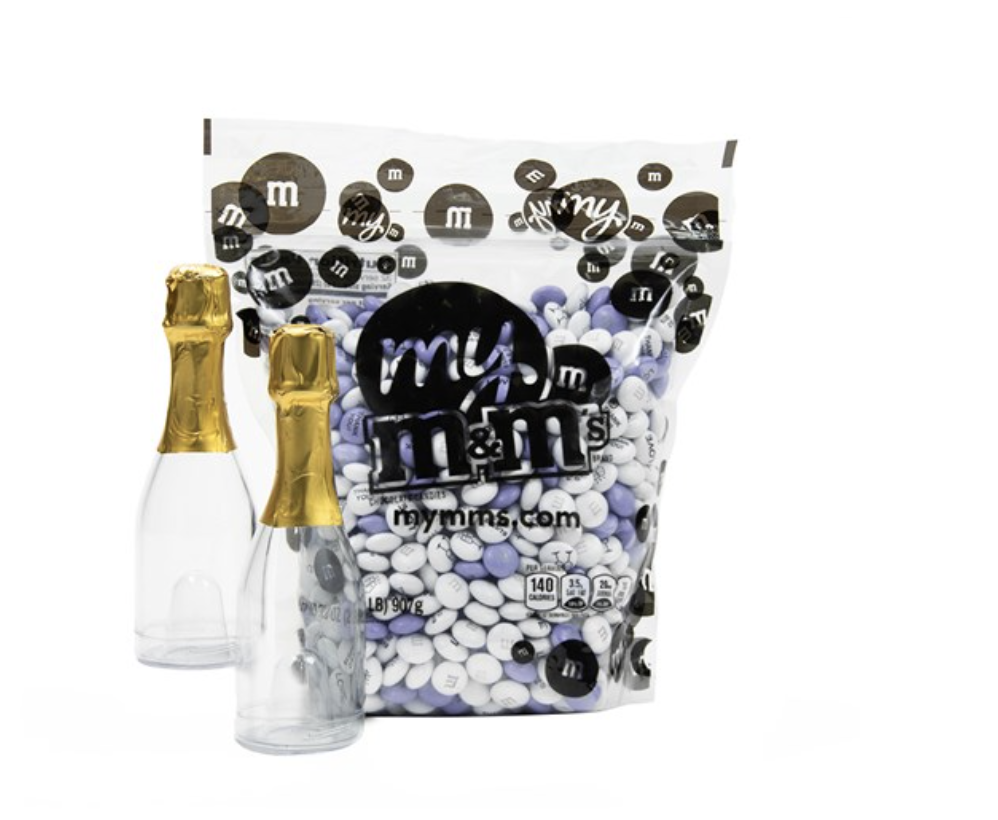 Personalizable M&M’s DIY Mini Occasion Bottle Favor Kit