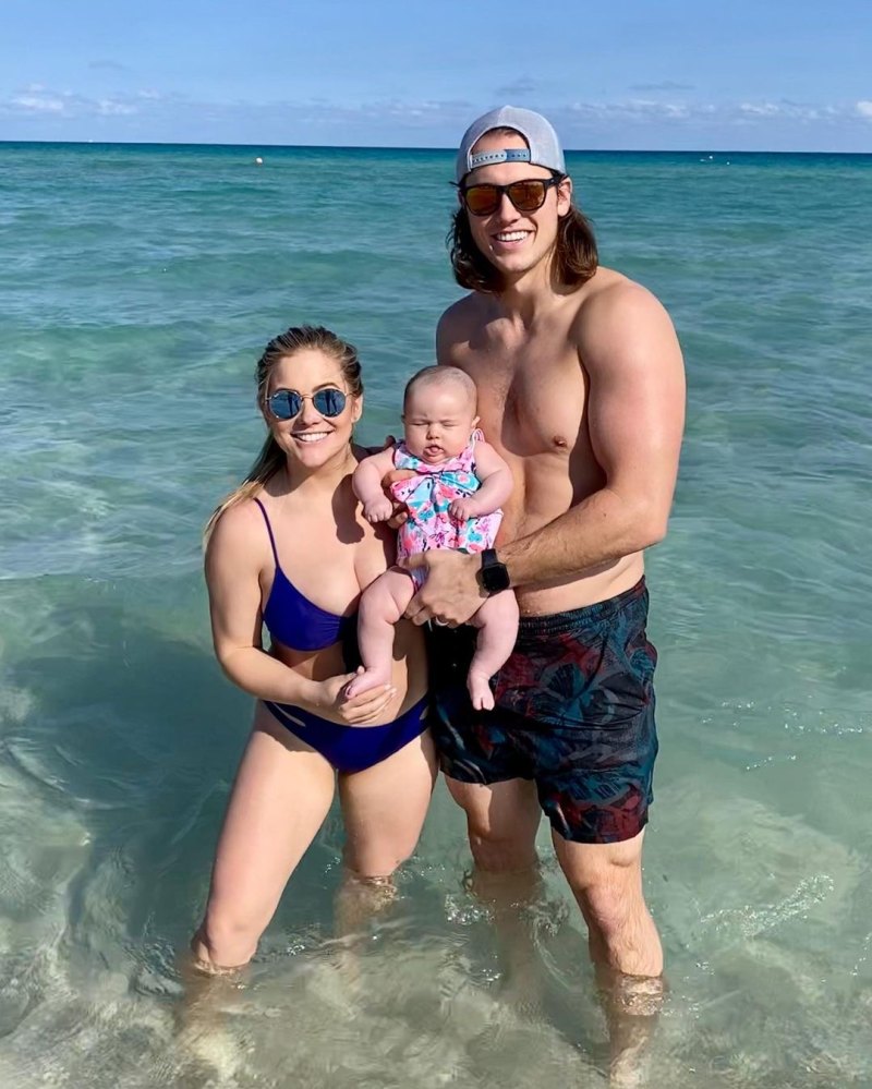 Shawn Johnson and Andrew East's Family Album With Kids Beach Baby