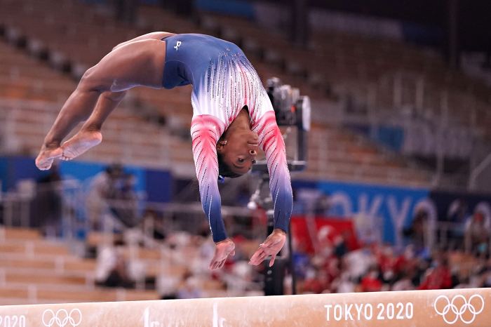 Simone Biles Bronze Medal Balance Beam Tokyo Olympics 3