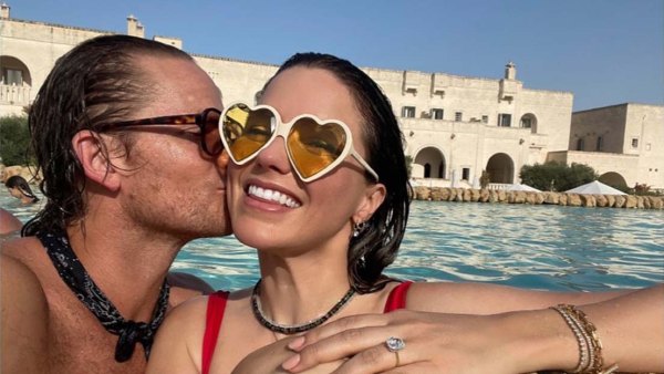 Sophia Bush Debuts Engagement Ring While Cozying Up to Fiance Grant Hughes