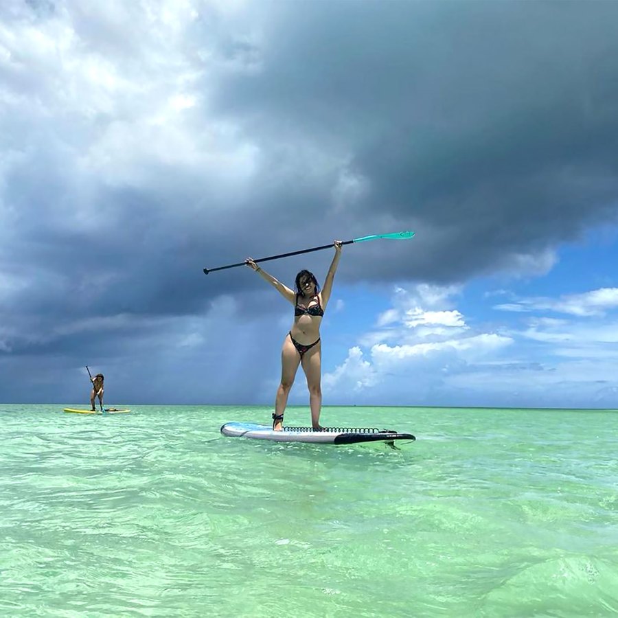 Sporty! Camila Cabello Rocks a Little Black Bikini While Paddleboarding
