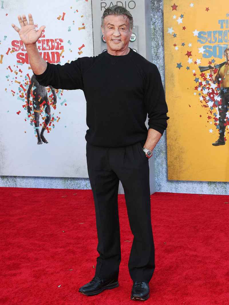 Sylvester Stallone Suicide Squad 2021 Premiere Red Carpet Fashion