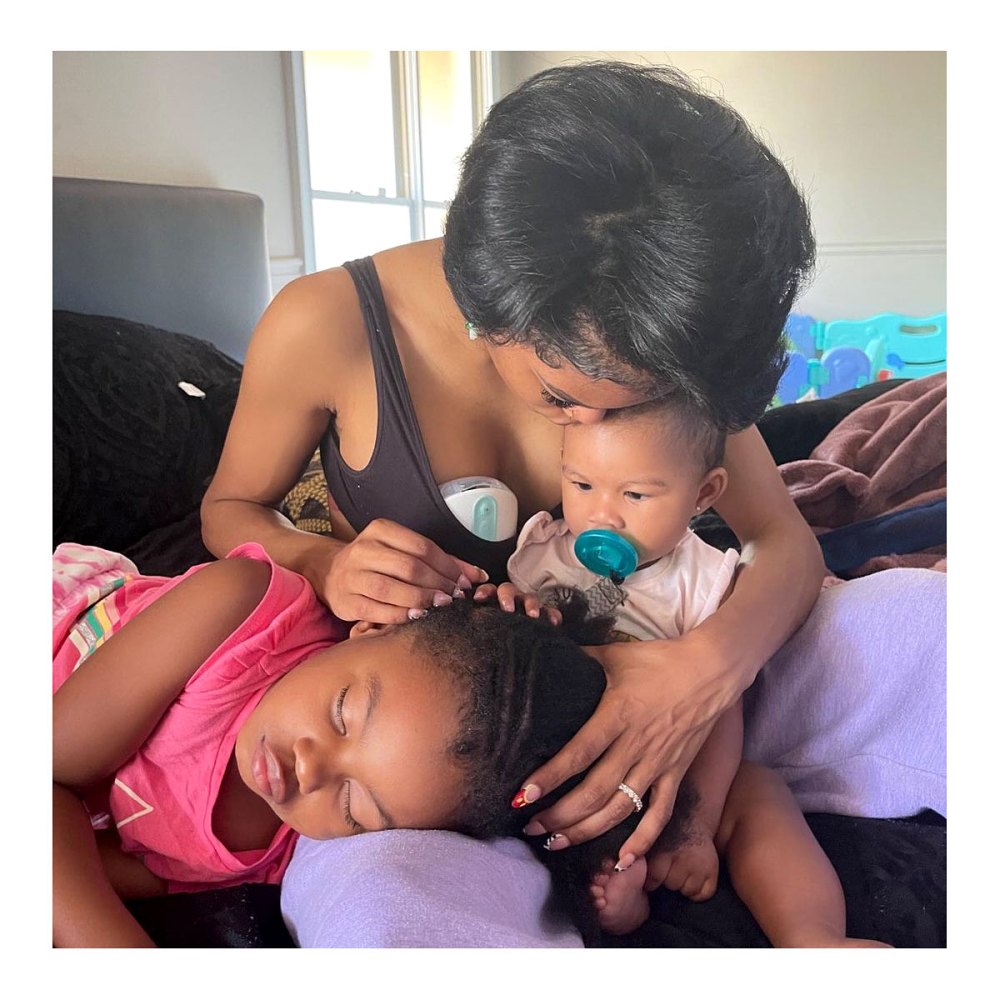 Teyana Taylor Worried About Not Being Able to Pick Up Kids After Breast Lump Surgery