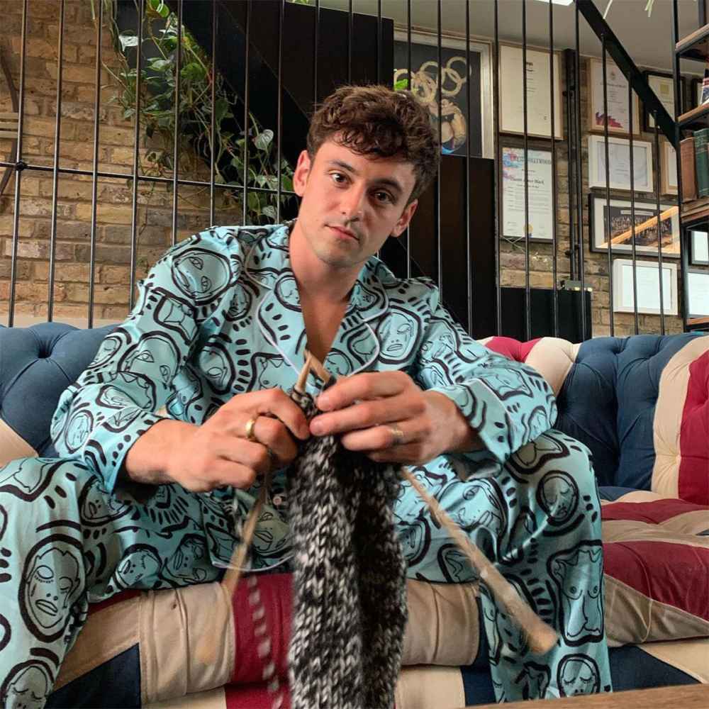 This Is What Tom Daley Was Knitting at the Tokyo Olympics