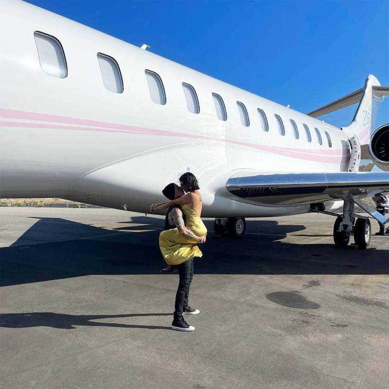 Travis Barker Gushes Over Kourtney Kardashian After 1st Flight in 13 Years