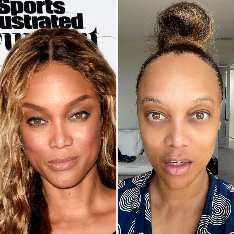 Tyra Banks, 47, Is a Natural Beauty in Makeup-Free Pic: ‘I Take a Wig Break’