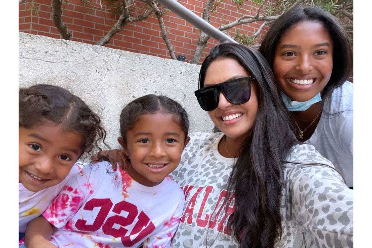 Vanessa Bryant takes sweet selfie with her daughters, Natalia, 20, Bianka,  6, and Capri, 3