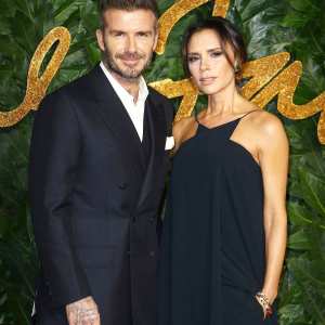 Victoria Beckham Enlists Husband David Do Her Photo Shoot Glam