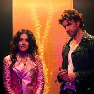 Watch Sarah Shahi Awkwardly Get Asked If Real-Life BF Adam Demos Wore a Prosthetic in ‘Sex/Life’