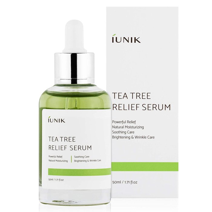 iUNIK Tea Tree Relief Natural Facial Serum