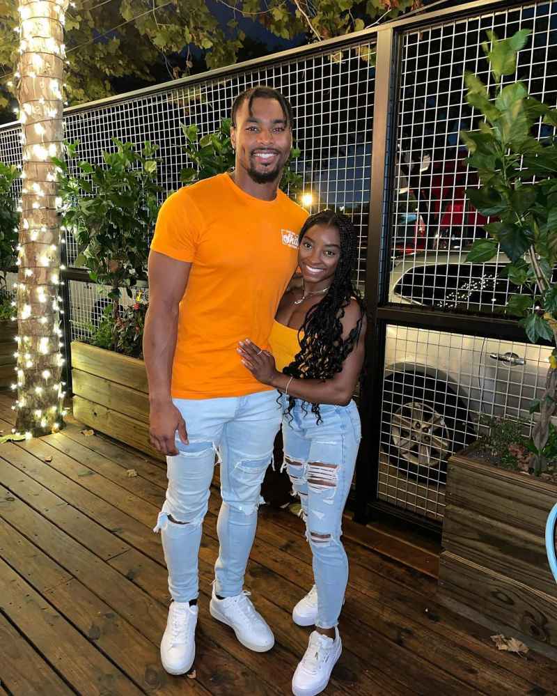 Simone Biles and Jonathan Owens Celebrate One Year Together: 'So Happy'