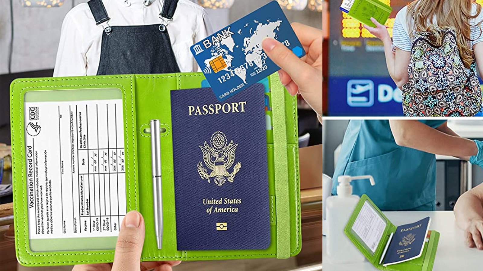 ACdream Passport and Vaccine Card Holder Combo