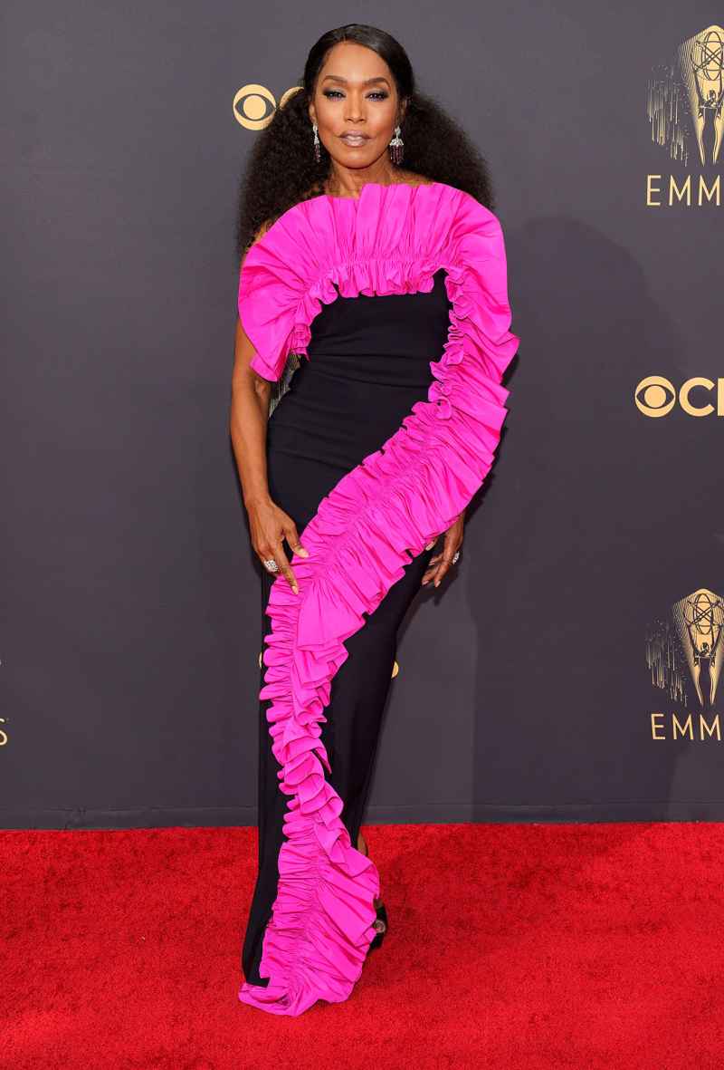 Angela Bassett 73rd Primetime Emmy Awards Red Carpet Arrival 2021 Emmys