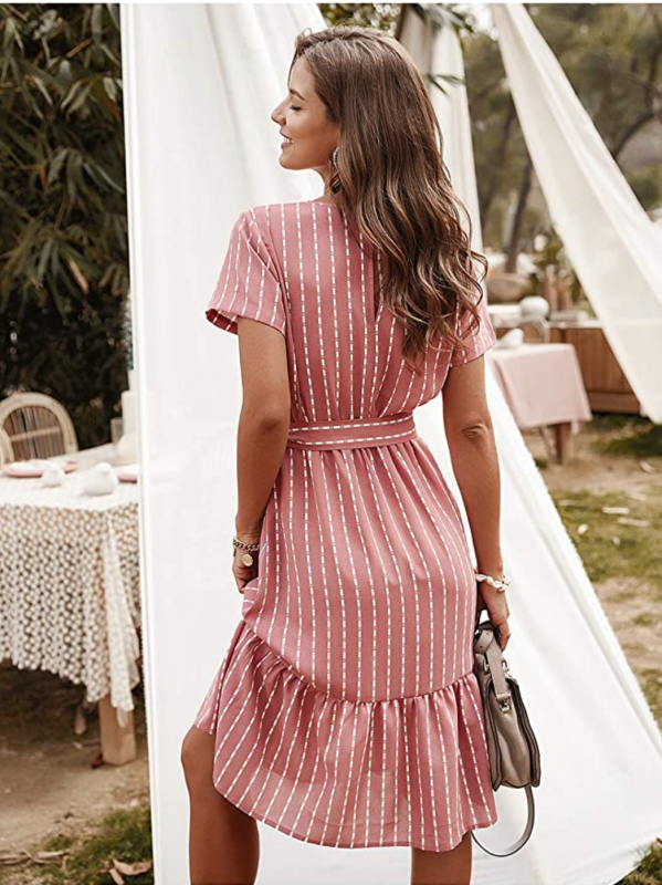 Anna-Kaci Striped Midi Dress Can Make You Look Long and Lean | UsWeekly
