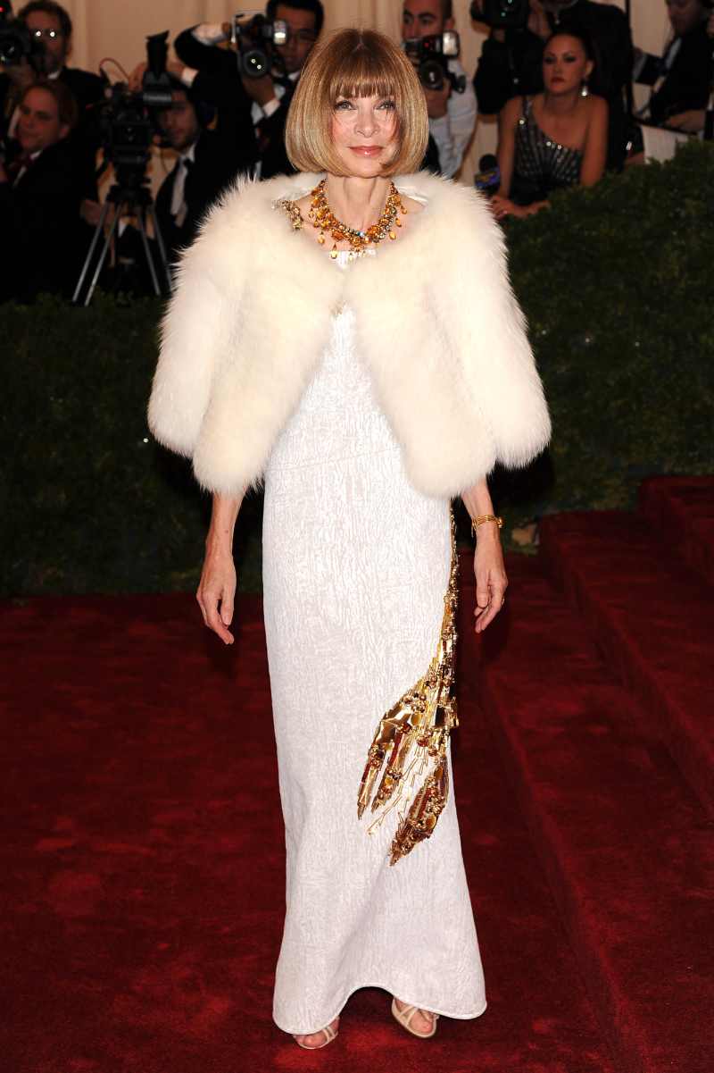 Looking Back at Anna Wintour's Most Memorable Met Gala Looks Through the Years: Pics