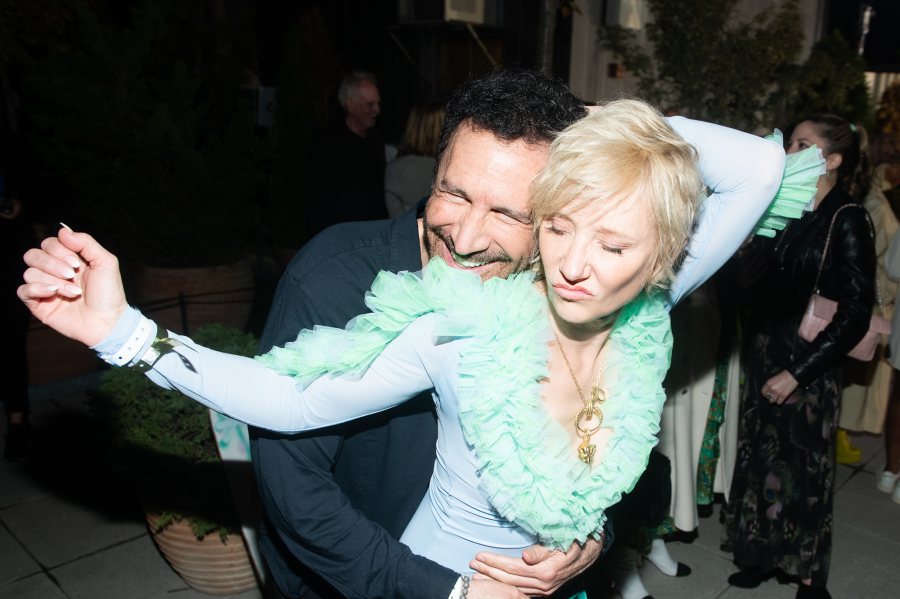 Anne Heche and Peter Roth Thomas attend NYFW party on September 9.