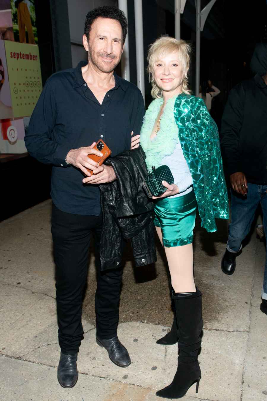 Anne Heche and Peter Roth Thomas attend NYFW party on September 9.