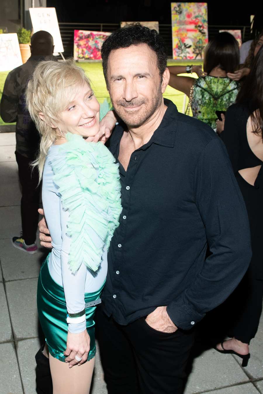 Anne Heche and Peter Roth Thomas attend NYFW party on September 9.
