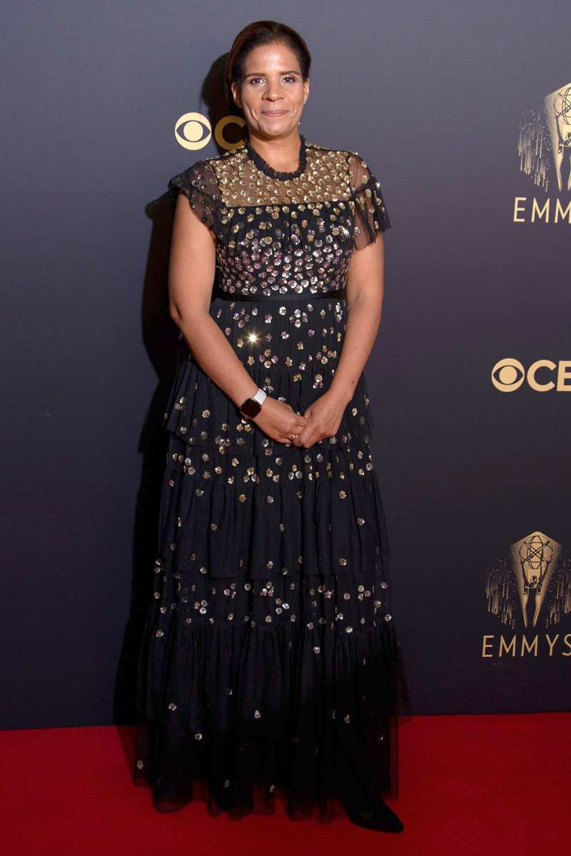 Anne Mensah 73rd Primetime Emmy Awards Red Carpet Arrival 2021 Emmys