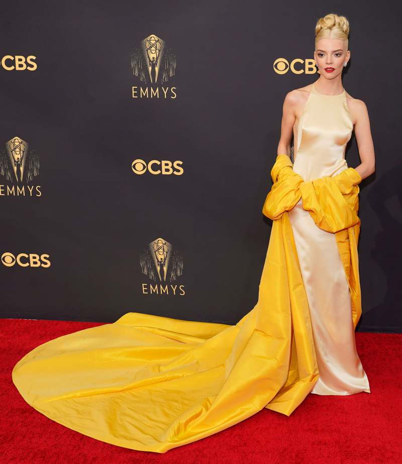 Anya Taylor-Joy 73rd Primetime Emmy Awards Red Carpet Arrival 2021 Emmys