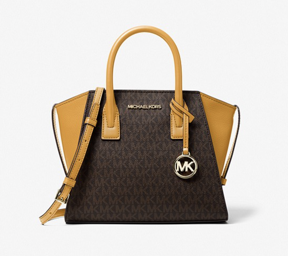 Avril Small Logo Top-Zip Satchel