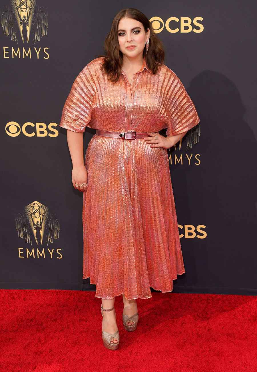 Beanie Feldstein 73rd Primetime Emmy Awards Red Carpet Arrival 2021 Emmys