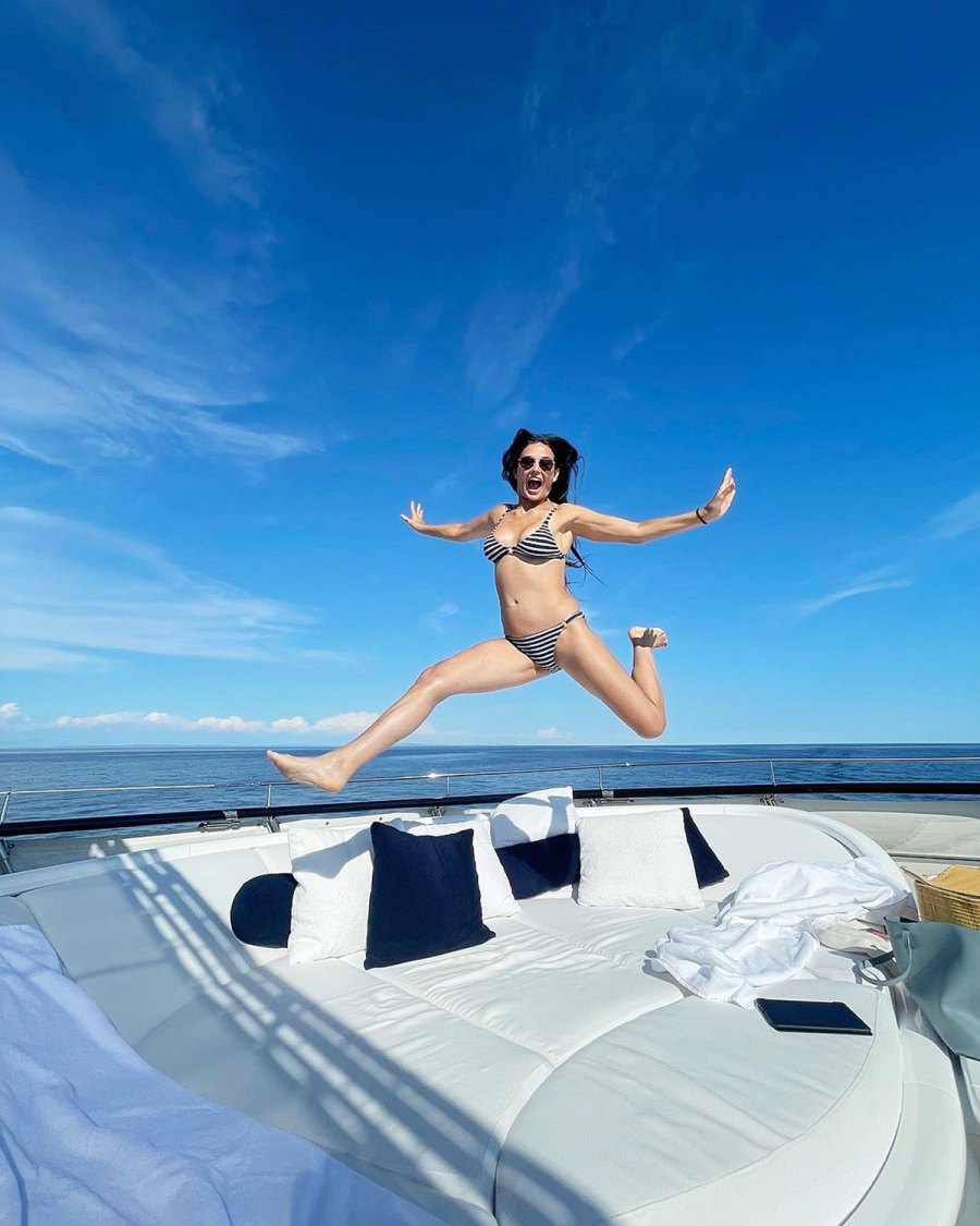 Bikini Clad Demi Moore Jumping Joy Yacht Is Whole Mood