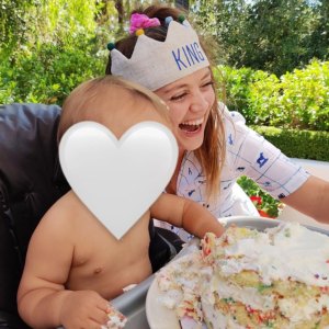 Billie Lourd Celebrates Son Kingston 1st Birthday 3