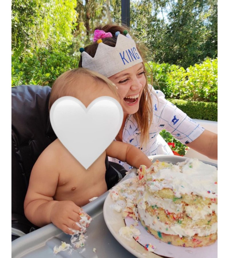 Billie Lourd Celebrates Son Kingston 1st Birthday 3