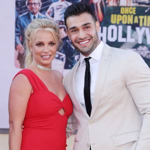 Britney Spears Sam Asghari Joke About Having Baby Picking Name