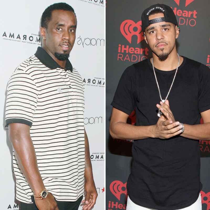 Celeb Feuds That Played Out VMAs Diddy J Cole