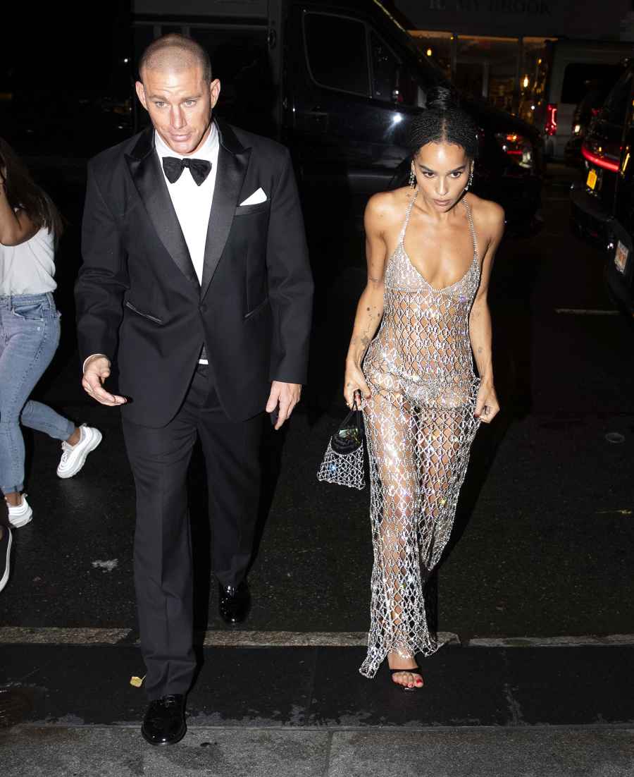 Channing Tatum and Zoe Kravitz Leave Met Gala Together After Walking Red Carpet Separately 2021 Met Gala 02