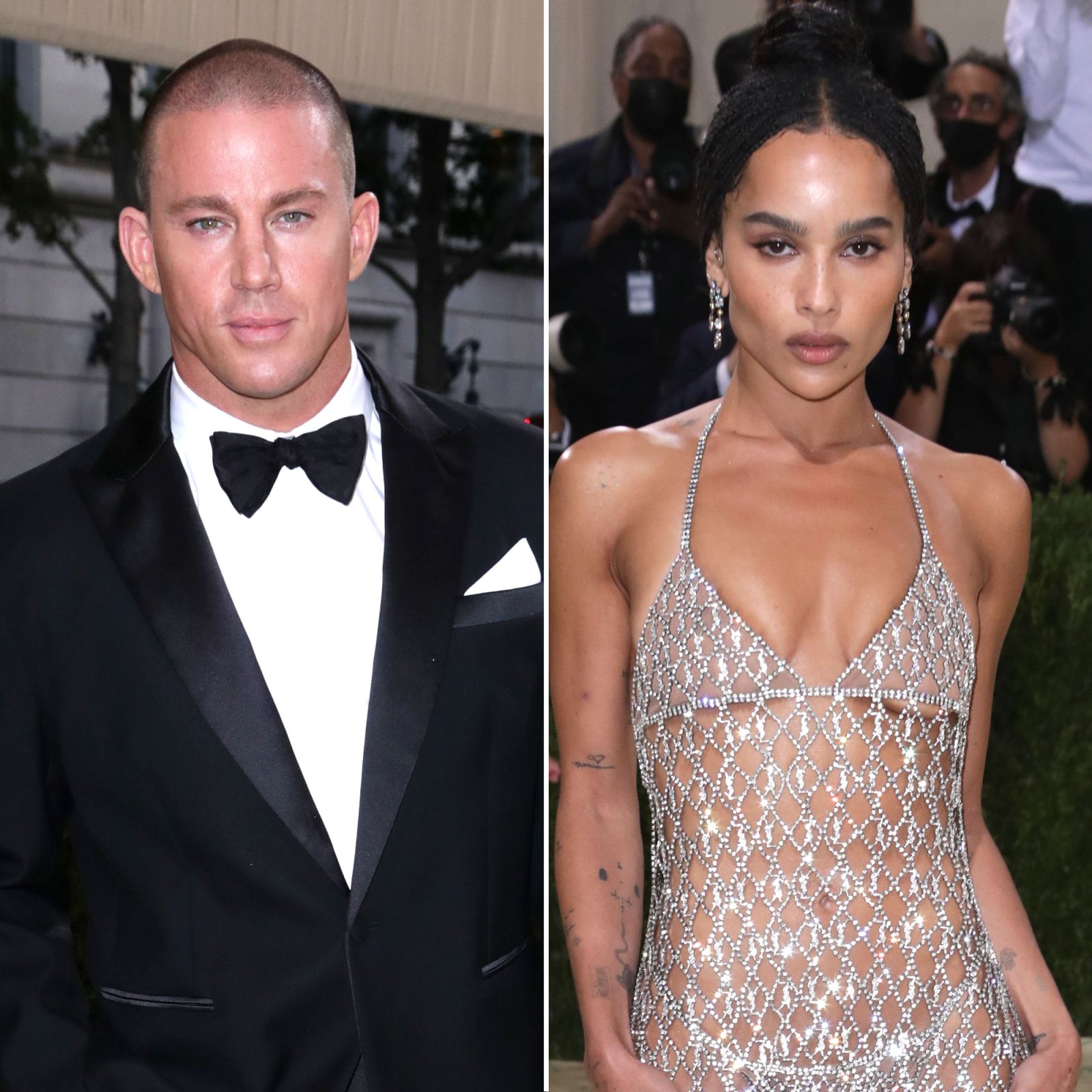 Channing Tatum and Zoe Kravitz Step Out at 2021 Met Gala Solo