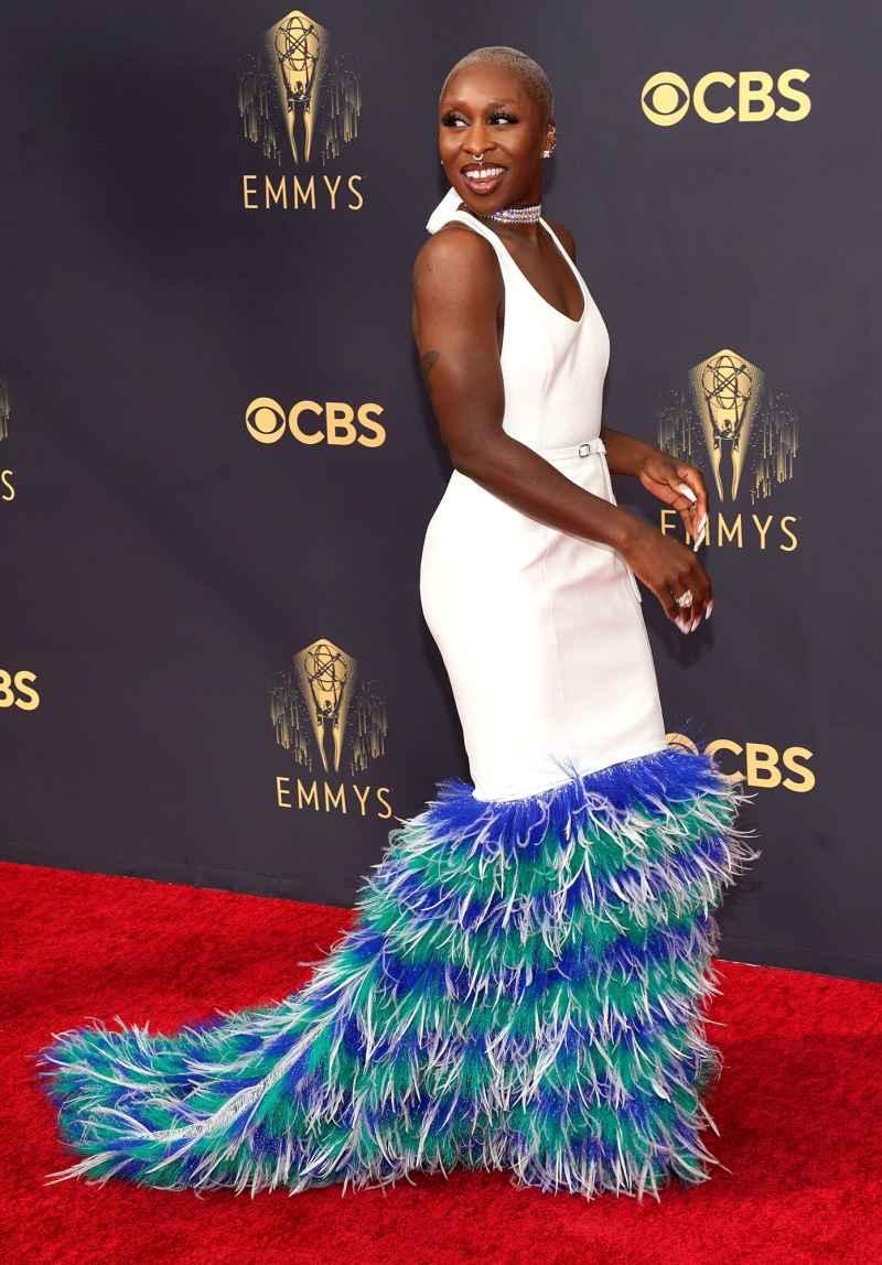 Cynthia Erivo 73rd Primetime Emmy Awards Red Carpet Arrival 2021 Emmys